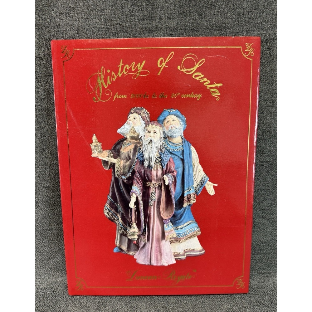 The History Of Santa Hardcover Children's Book From 2000 BC To The 20th Century